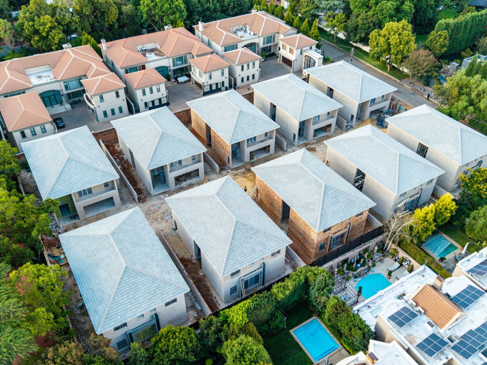 Ten freehold homes at 47 1st Avenue, Illovo.