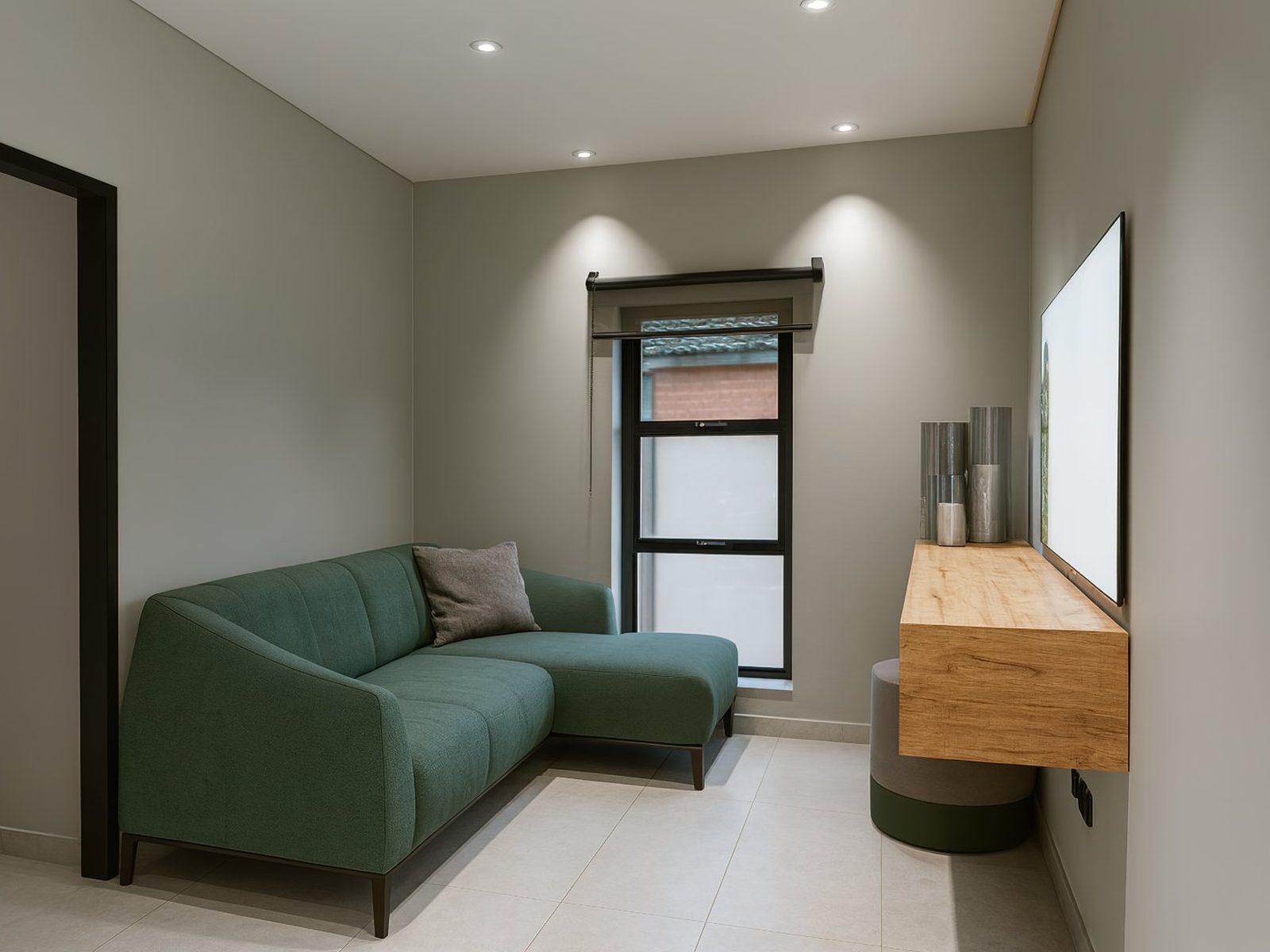 A second living space on the ground floor.